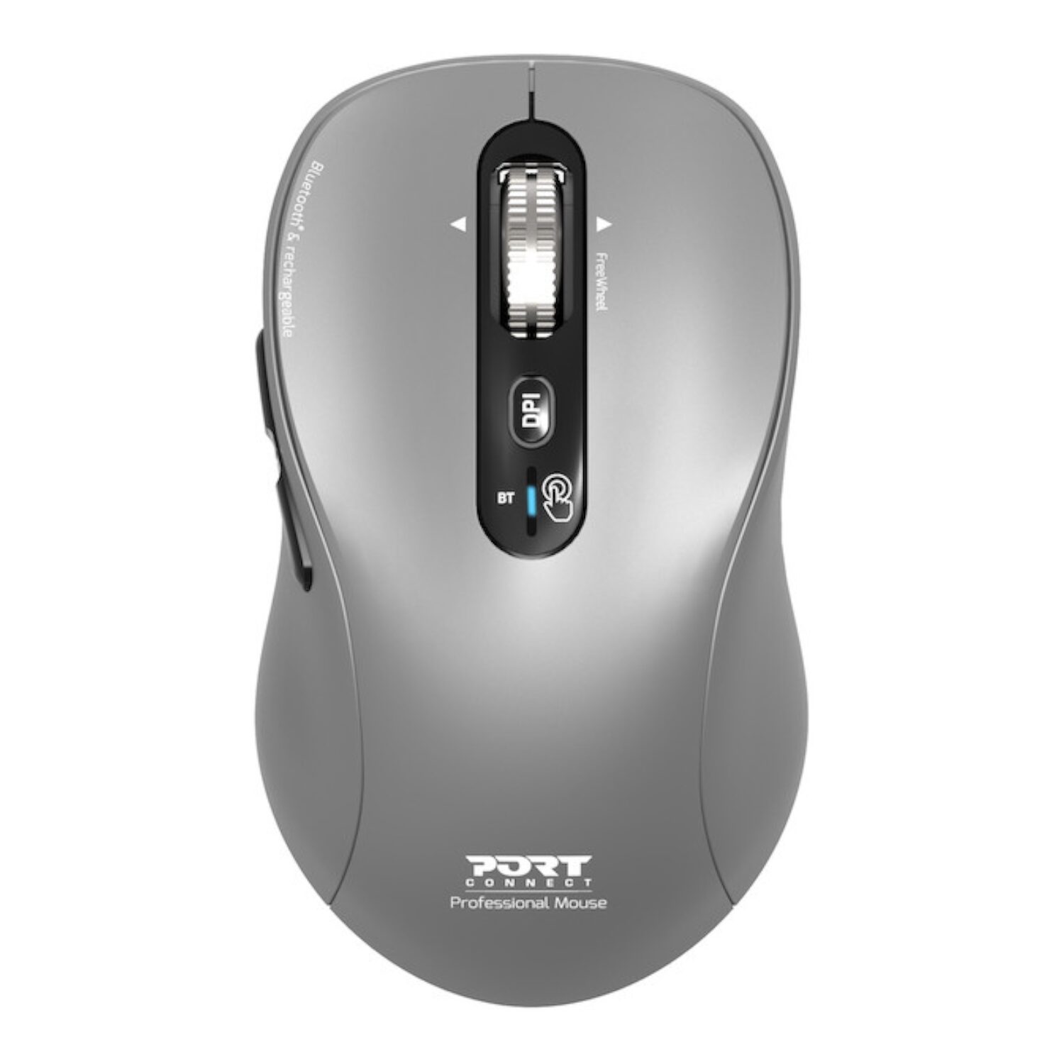 910201-WR-01 Port Connect Wireless Bluetooth Expert and Mac Mouse - Grey