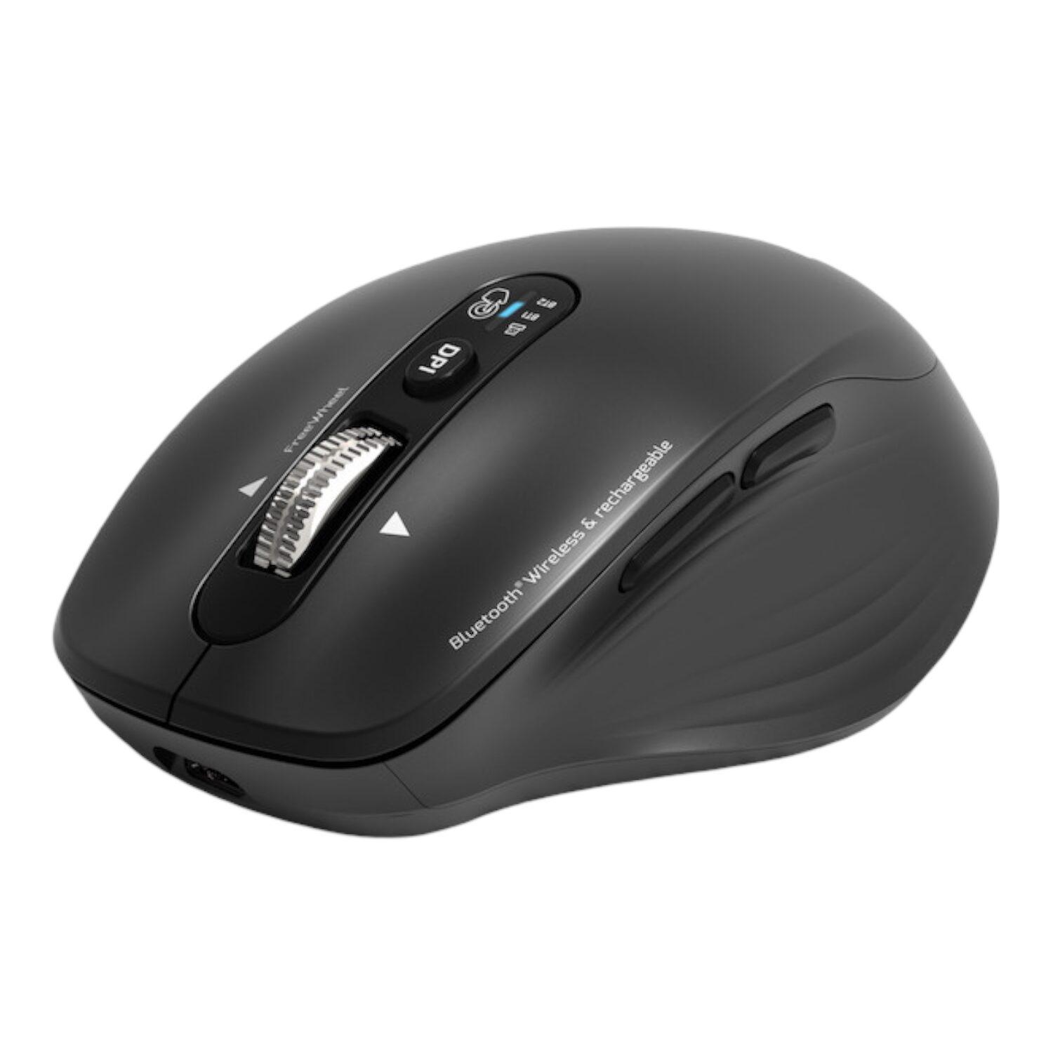 910202-WR-03 Port Connect Business 2.4GHz Rechargeable Bluetooth Wireless Mouse - Black