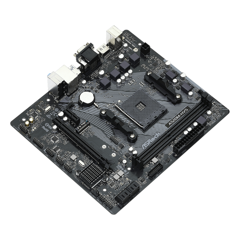 A520M-HVS_wr_03 ASRock A520M-HVS AMD AM4 M-ATX Motherboard