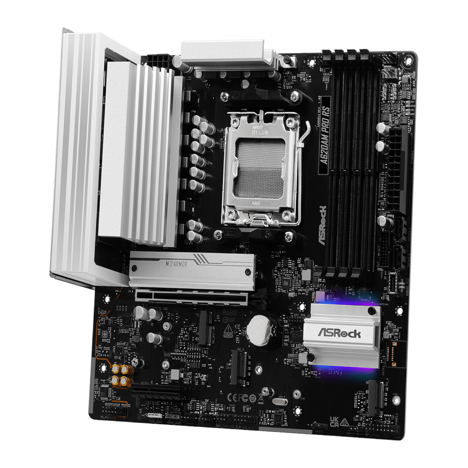 A620AM-PRO-RS_ASRock-A620AM-Pro-RS-AM5-M-ATX-Motherboard_wr_04a ASRock A620AM Pro RS AM5 M-ATX Motherboard