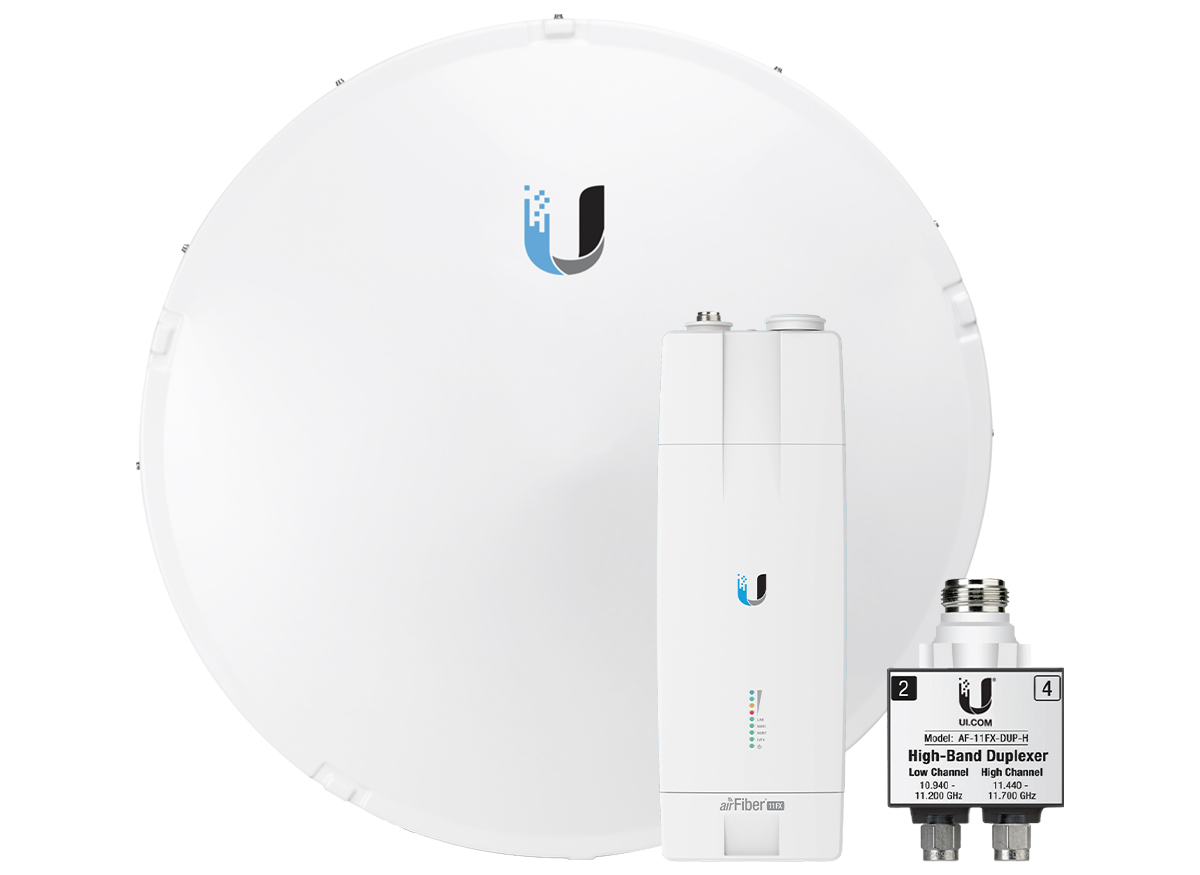 Ubiquiti UISP airFiber 11GHz Dish Radio and High Band Duplexer Kit