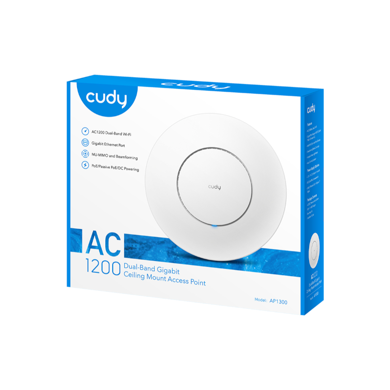 AP1300_wr_05 Cudy AC1200 Gigabit Dual Band Ceiling Access Point