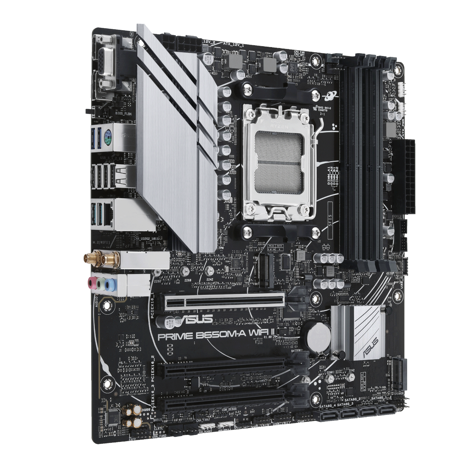 ASUS_PRIME-B650M-AWIFIII_wr_03a Asus PRIME B650M-A WIFI II M-ATX Gaming Motherboard