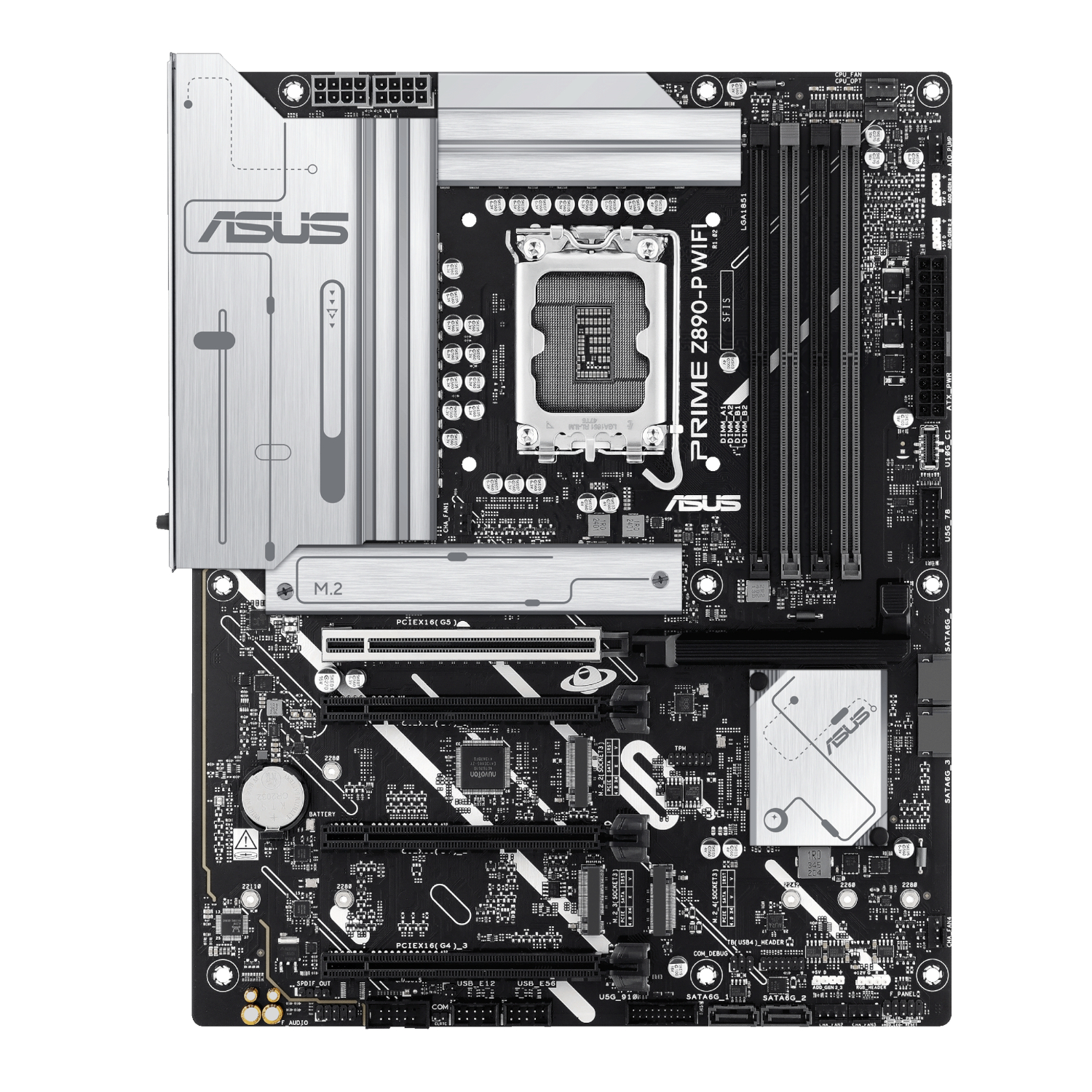 ASUS_PRIMEZ890-PWIFI_wr_02a Asus PRIME Z890-P WIFI ATX Gaming Motherboard