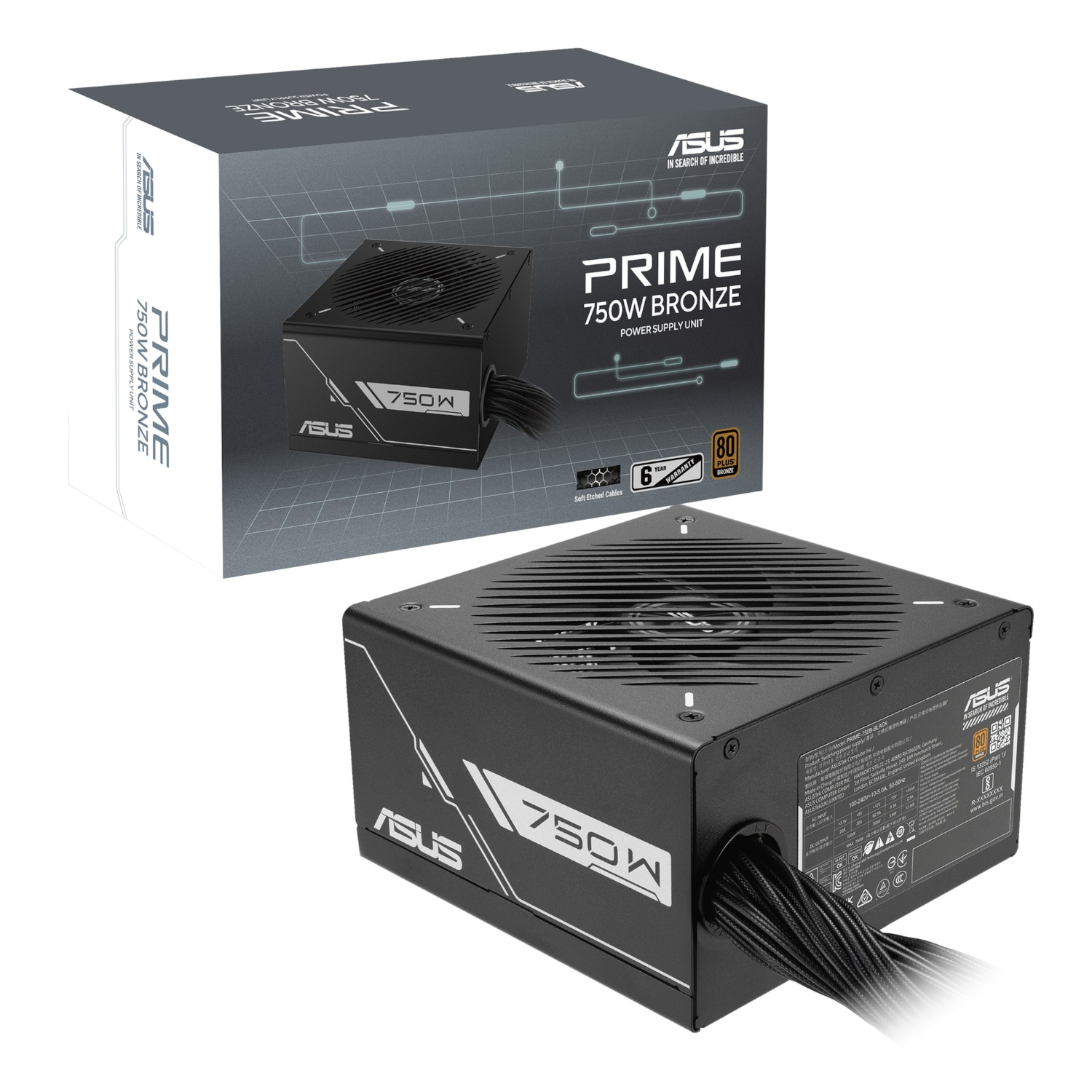 Asus UWM 2 Gaming Chassis/Graphics Card/Power Supply Combo (A31 PLUS | RX 7600 | PRIME 750W)