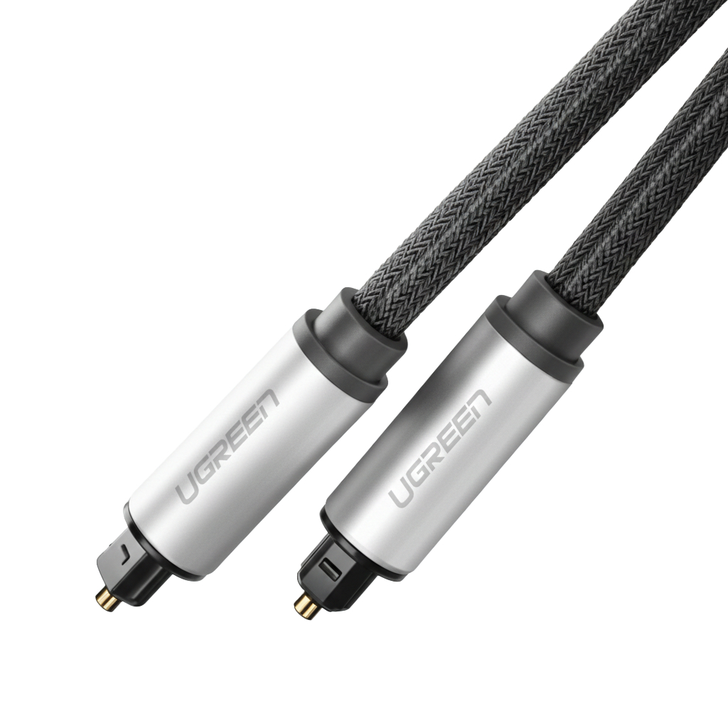 AV108-10540_UGreen-Male-to-Male-Toslink-optical-Audio-Cable_04 UGREEN AV108 Male to Male Toslink Optical Audio Cable 2m–Grey