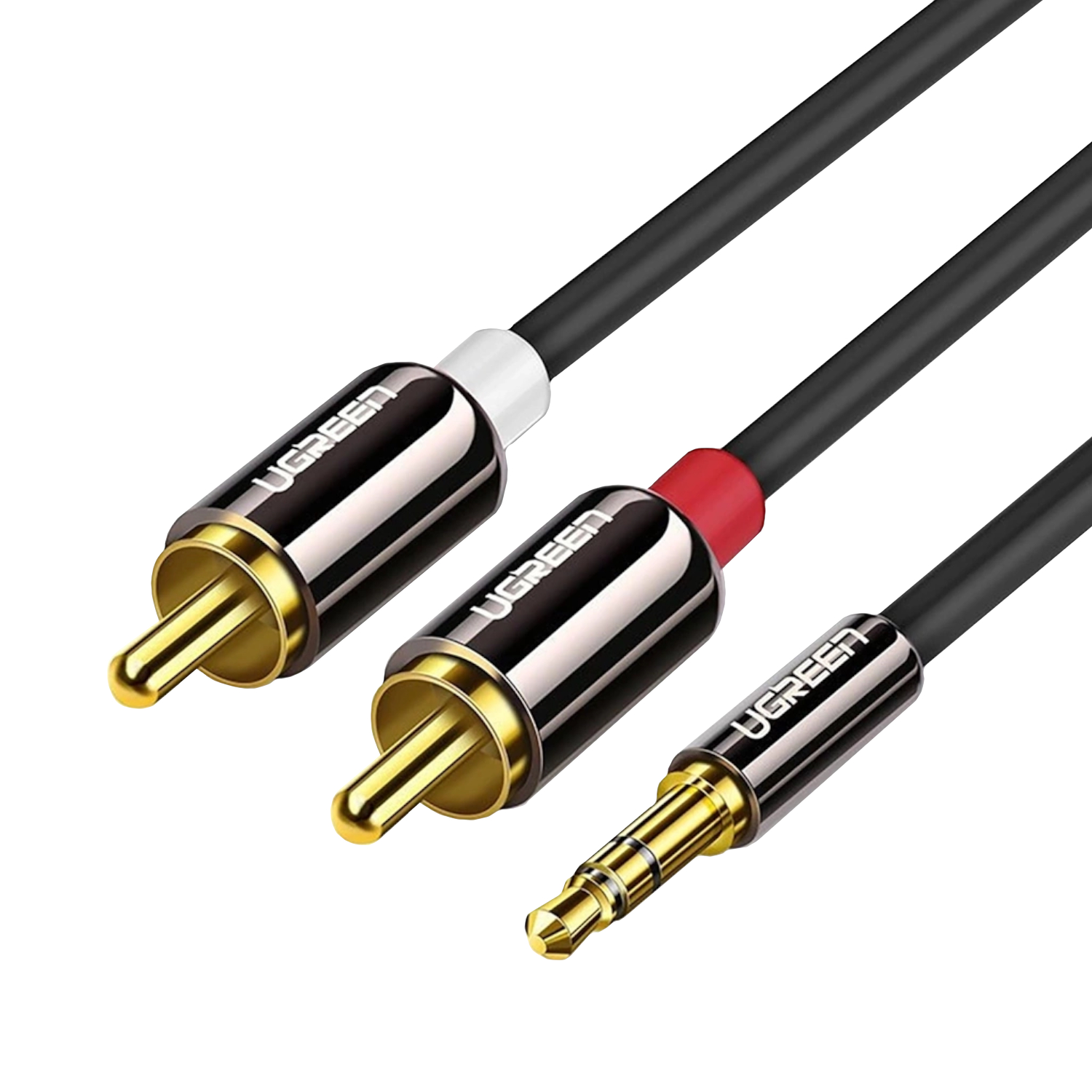AV116-10749_UGreen-UV116-RCA-to-AUX-3.5mm-Audio-Cable-Black_wr_01 UGREEN AV116 RCA to AUX 3.5mm Audio Cable 1M - Black