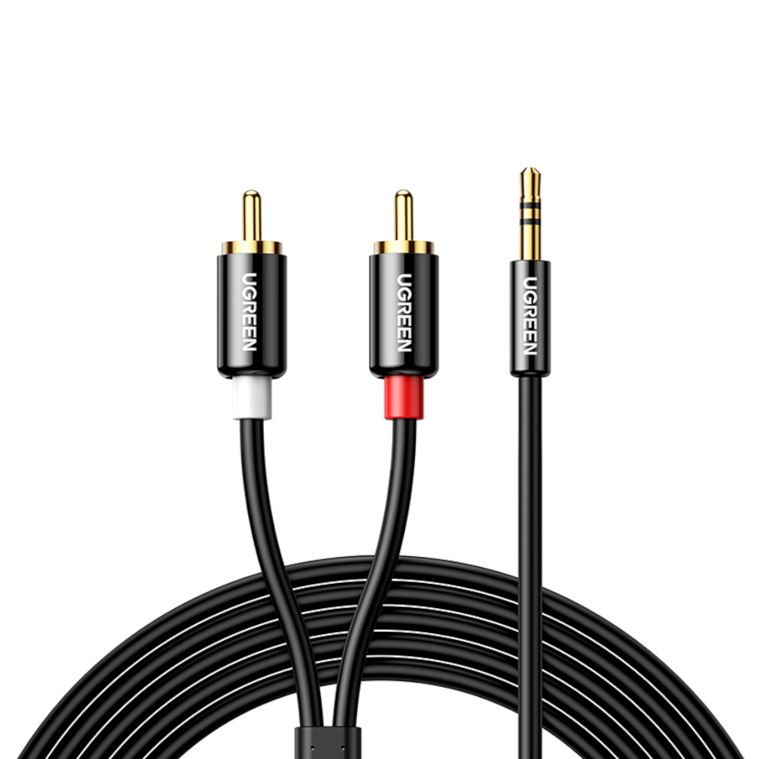 AV116-10749_UGreen-UV116-RCA-to-AUX-3.5mm-Audio-Cable-Black_wr_02 UGREEN AV116 RCA to AUX 3.5mm Audio Cable 1M - Black