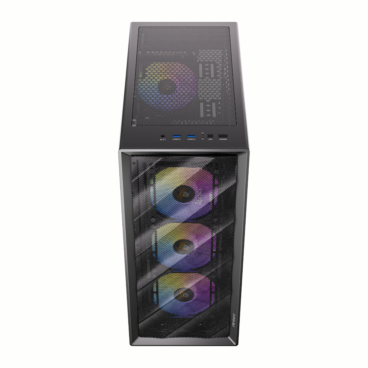 Antec_AX85-ARGB_wr_02a Antec AX85 ATX ARGB Mid-Tower Gaming Chassis - Black