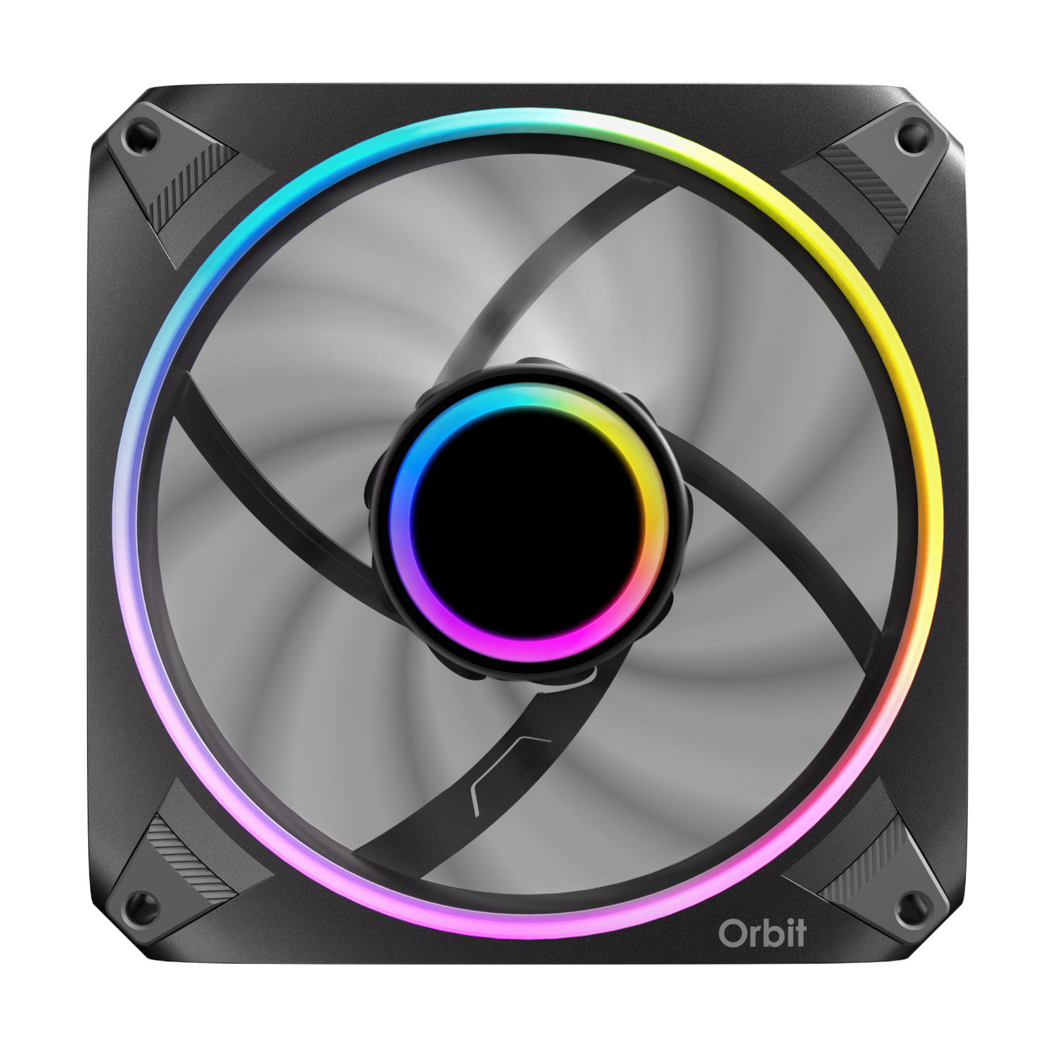 Antec_ORBIT-120-3PK_wr_02a Antec ORBIT PWM 120mm ARGB Fan 3 Pack - Black