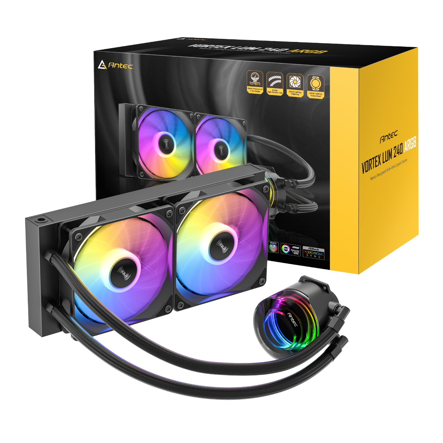 Antec_VORTEX-LUM-240-ARGB_wr_01a Antec VORTEX LUM 240 ARGB AIO CPU Liquid Cooler – Black
