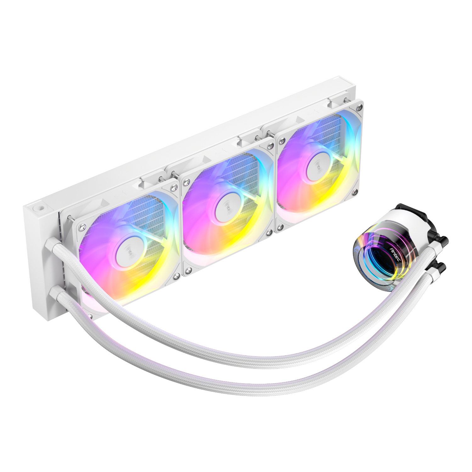 Antec_VORTEX-LUM-360-ARGB-W_wr_03a Antec VORTEX LUM 360 ARGB AIO CPU Liquid Cooler - White