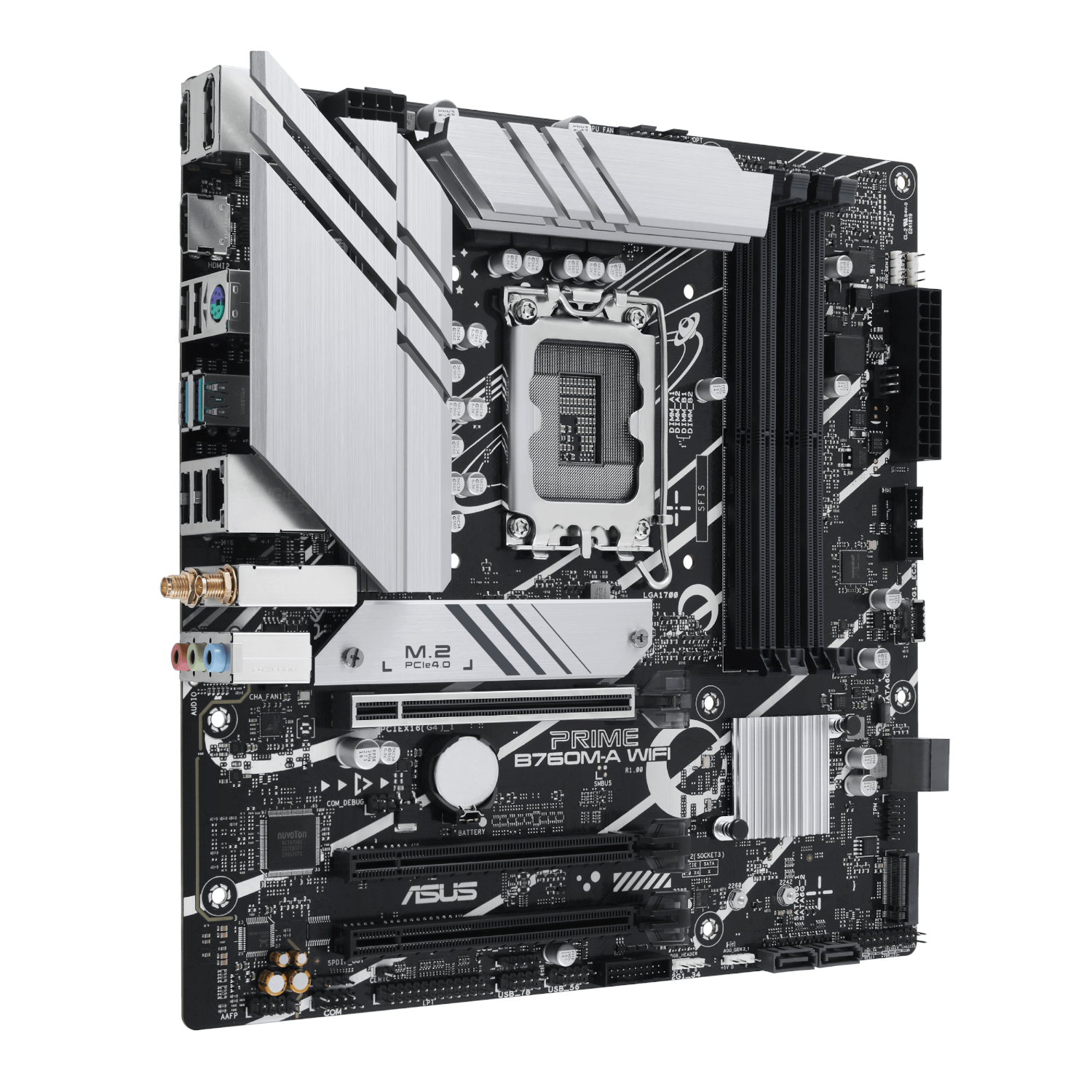 Asus_PRIME-B760M-A-WIFI_wr_03a Asus PRIME B760M-A WIFI Intel LGA1700 M-ATX Motherboard