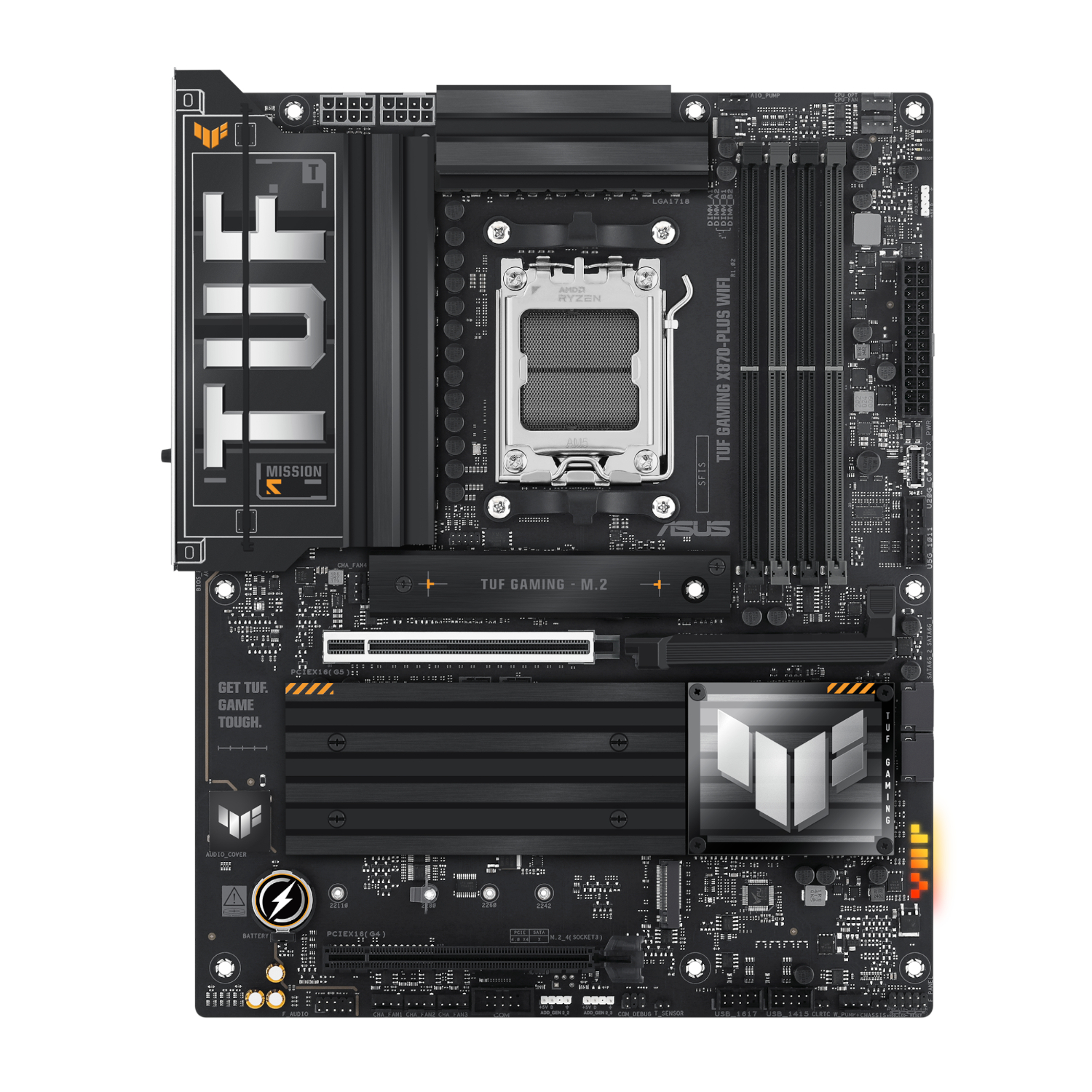 Asus_TUFGAMINGX870-PLUS-WIFI_wr_02a Asus TUF Gaming X870-PLUS WIFI AMD AM5 ATX Gaming Motherboard