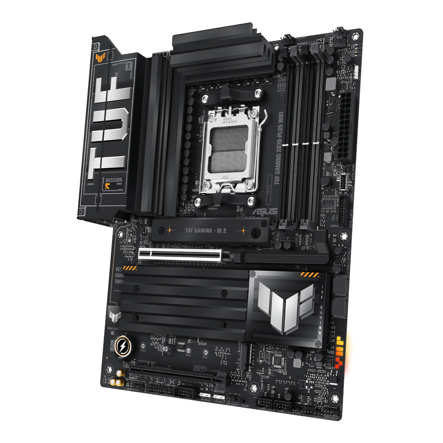Asus_TUFGAMINGX870-PLUS-WIFI_wr_03a Asus TUF Gaming X870-PLUS WIFI AMD AM5 ATX Gaming Motherboard