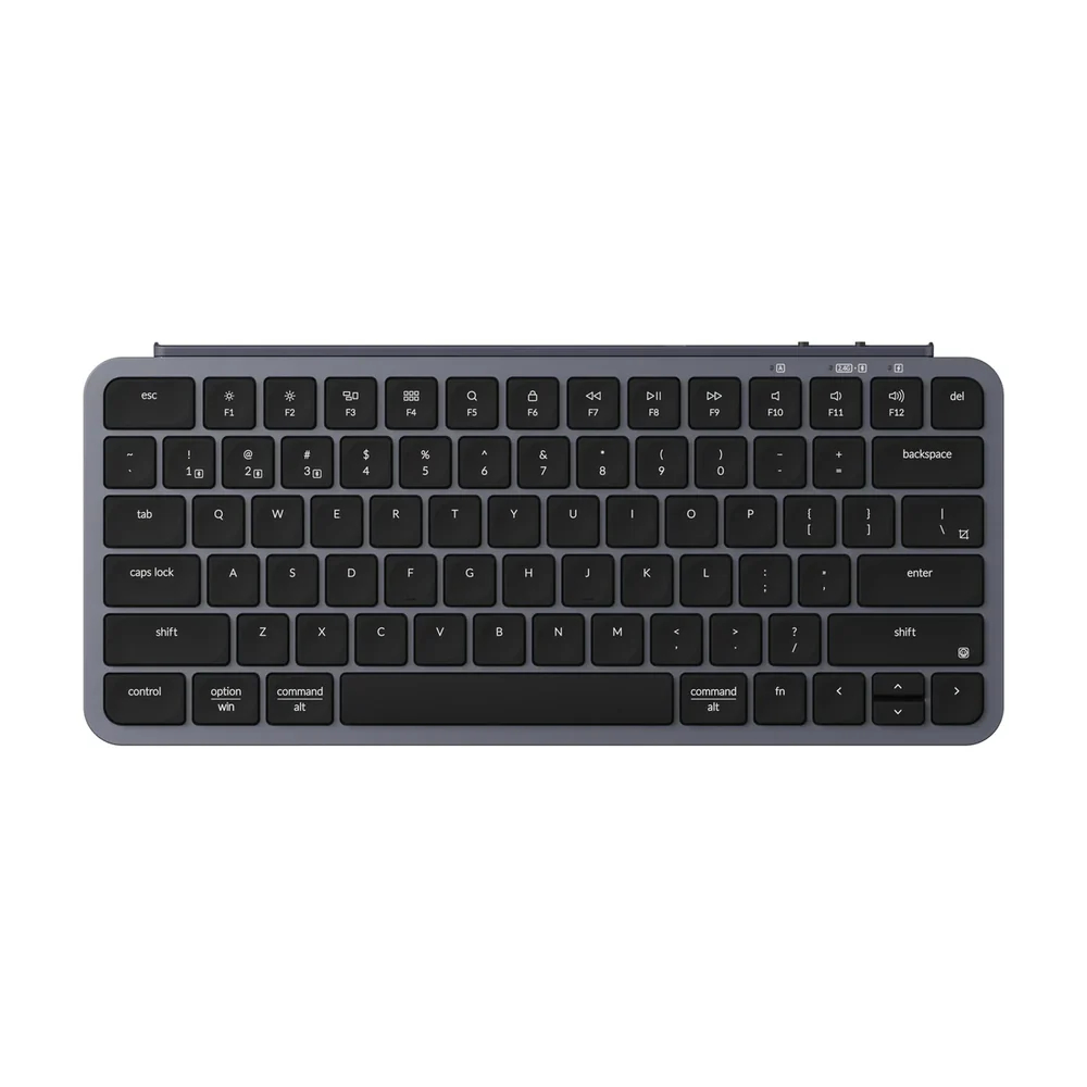 B1P-K1_wr_01a Keychron B1 Pro Ultra-Slim 75% Wireless Keyboard - Space Grey