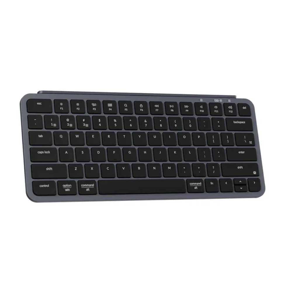 B1P-K1_wr_02a Keychron B1 Pro Ultra-Slim 75% Wireless Keyboard - Space Grey