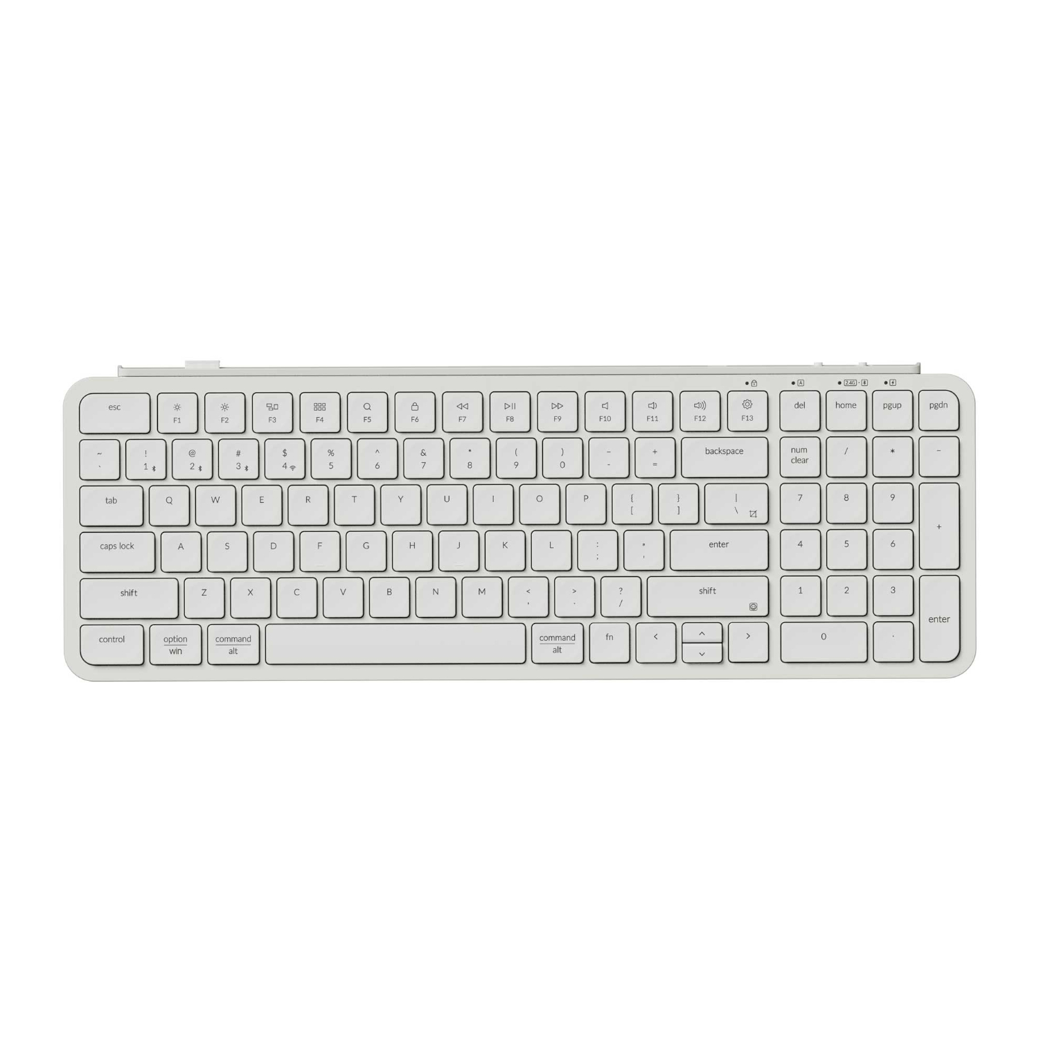 B2P-K8_Keychron-B2-Pro-Ultra-Slim-96-Wireless-Keyboard-Ivory-White_wr_01a Keychron B2 Pro Ultra-Slim 96% Wireless Keyboard - Ivory White