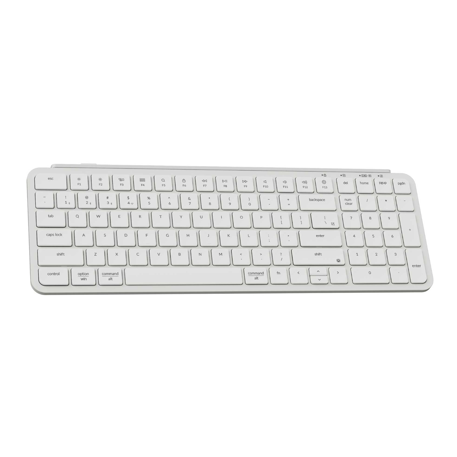 B2P-K8_Keychron-B2-Pro-Ultra-Slim-96-Wireless-Keyboard-Ivory-White_wr_02a Keychron B2 Pro Ultra-Slim 96% Wireless Keyboard - Ivory White