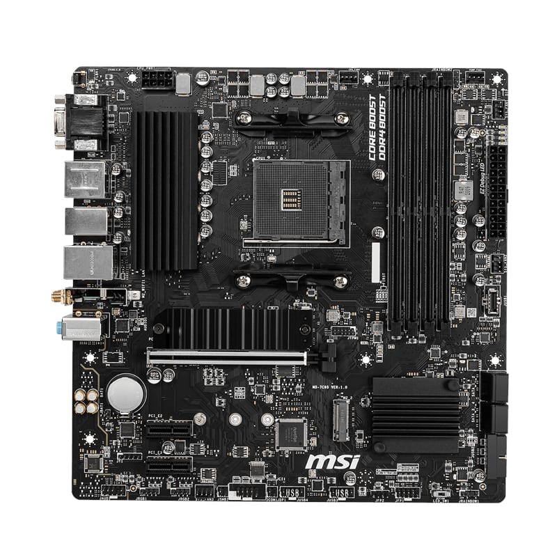 B550M-PRO-VDH-WIFI_wr_01 MSI B550M PRO-VDH WIFI AMD AM4 MATX Gaming Motherboard