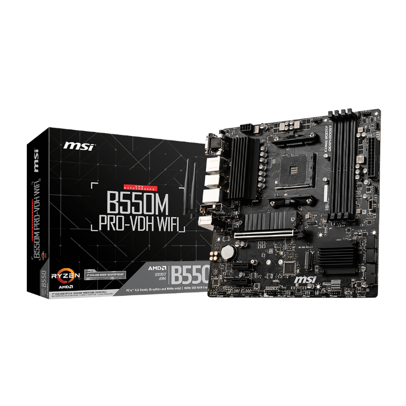 B550M-PRO-VDH-WIFI_wr_05 MSI B550M PRO-VDH WIFI AMD AM4 MATX Gaming Motherboard
