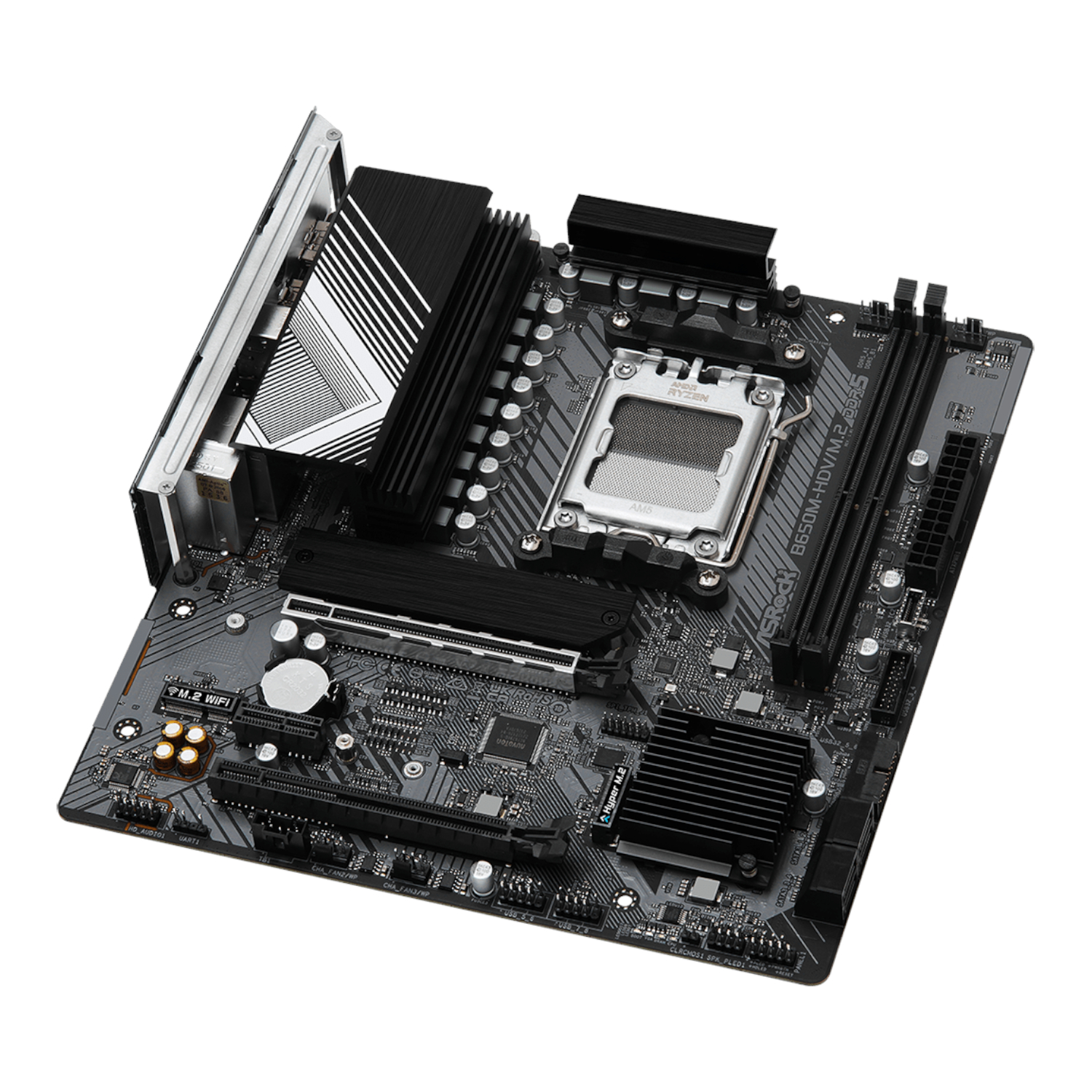 B650M-HD-VM.2_ASROCK-B650M-HDV-M.2-AM5-M-ATX-2X-DDR5_wr_04 ASRock B650M-HDV/M.2 AM5 Micro-ATX Motherboard