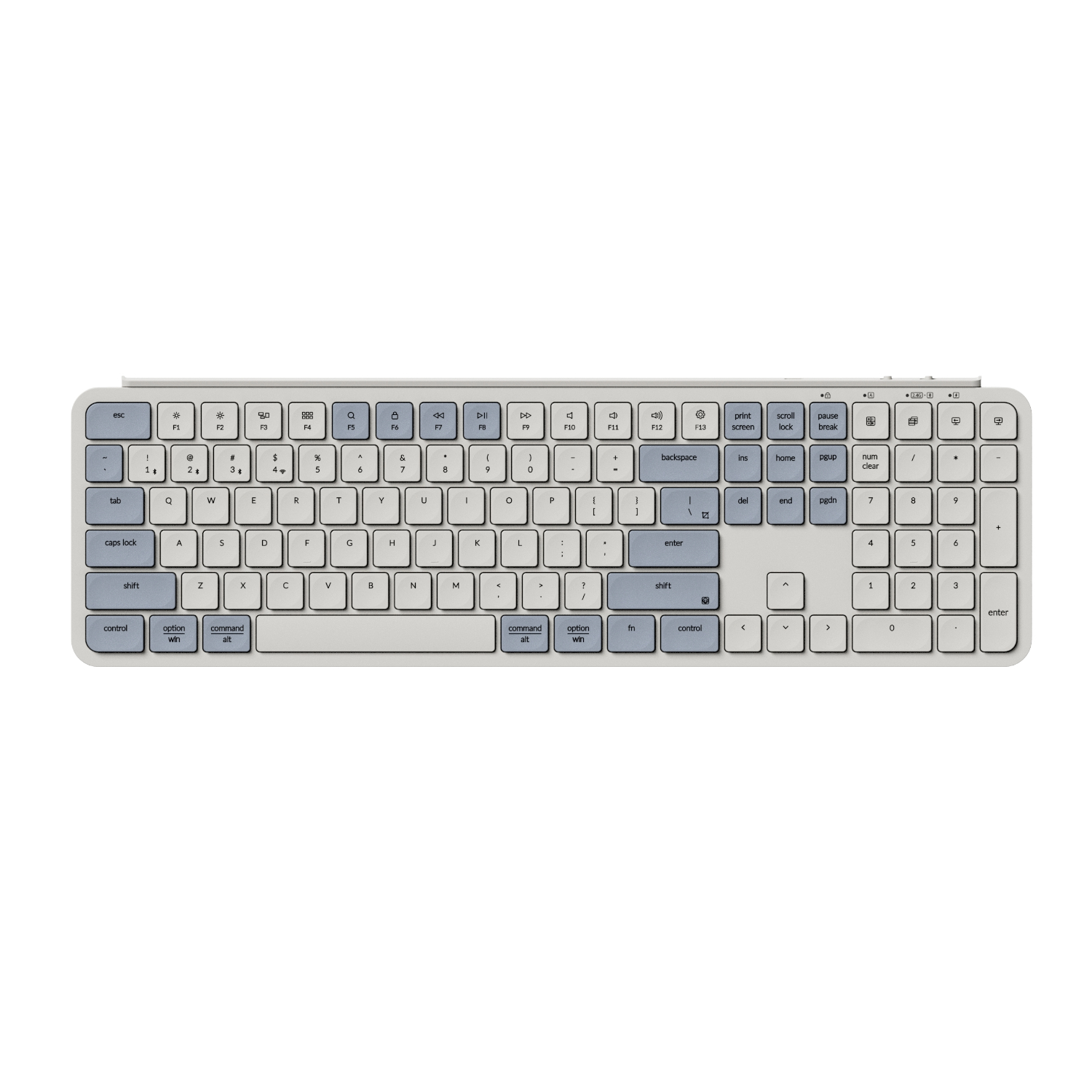 B6P-K11_Keychron-B11-Pro-Ultra-Slim-10-WRLS-KB-Retro-Blue_01 Keychron B6 Pro Ultra-Slim 100% Wireless Keyboard - Retro Blue