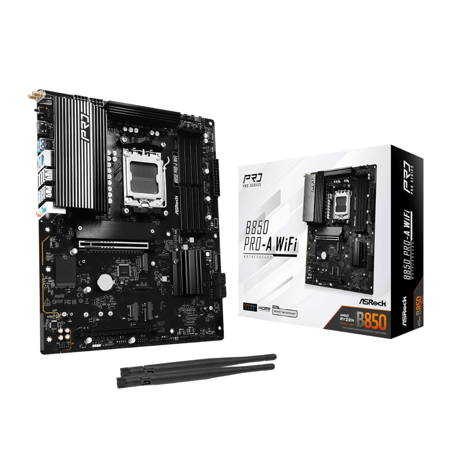 B850-PRO-A-WIFI_ASRock-B850-Pro-A-Wi-Fi-AM5-ATX-Motherboard_wr_01a ASRock B850 Pro-A Wi-Fi AM5 ATX Motherboard
