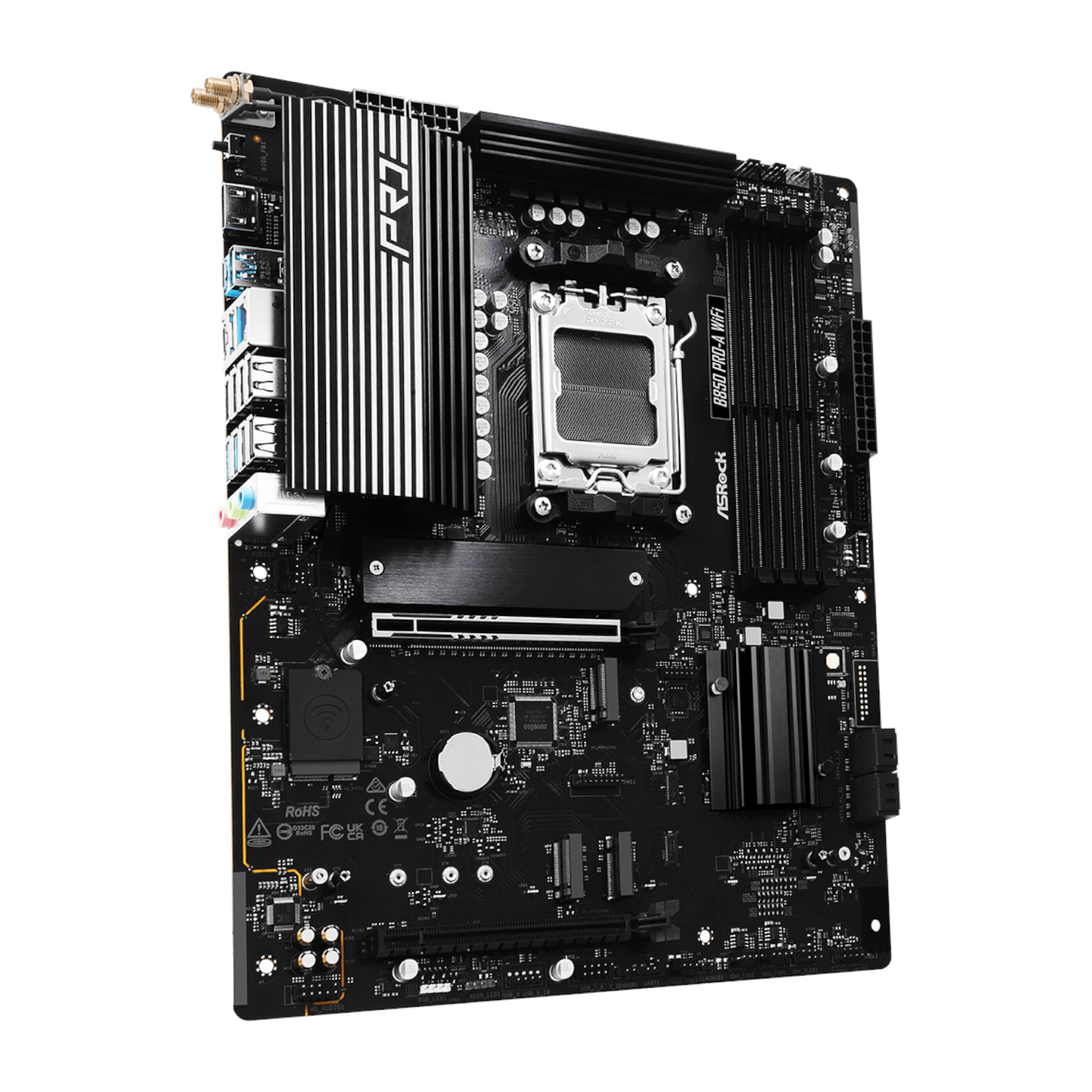 B850-PRO-A-WIFI_ASRock-B850-Pro-A-Wi-Fi-AM5-ATX-Motherboard_wr_03a ASRock B850 Pro-A Wi-Fi AM5 ATX Motherboard