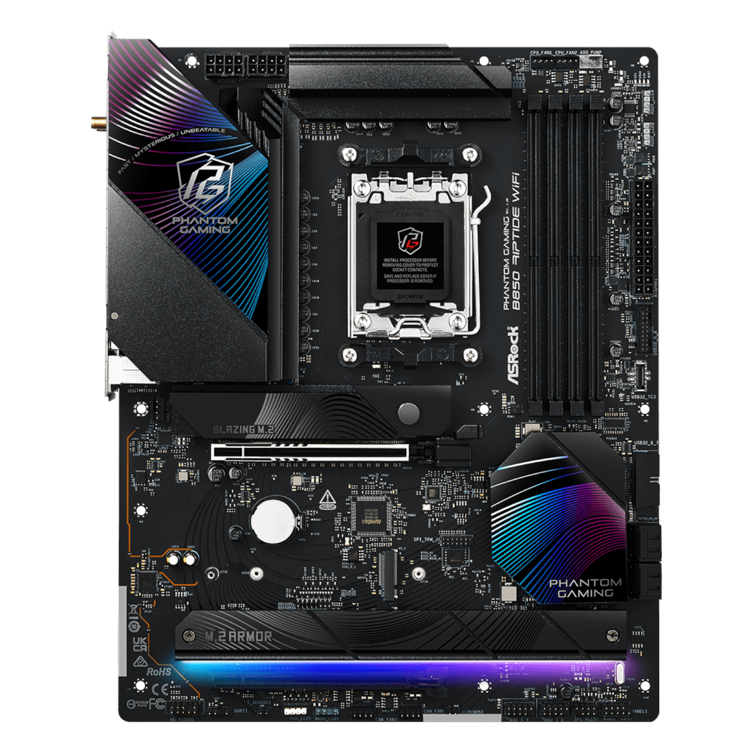 B850-RIPTIDEWIFI_ASROCK-B850-RIPTIDE-WIFI-AM5-ATX-4X-DDR5_wr_02 ASROCK B850 RIPTIDE WIFI AM5 ATX 4X DDR5