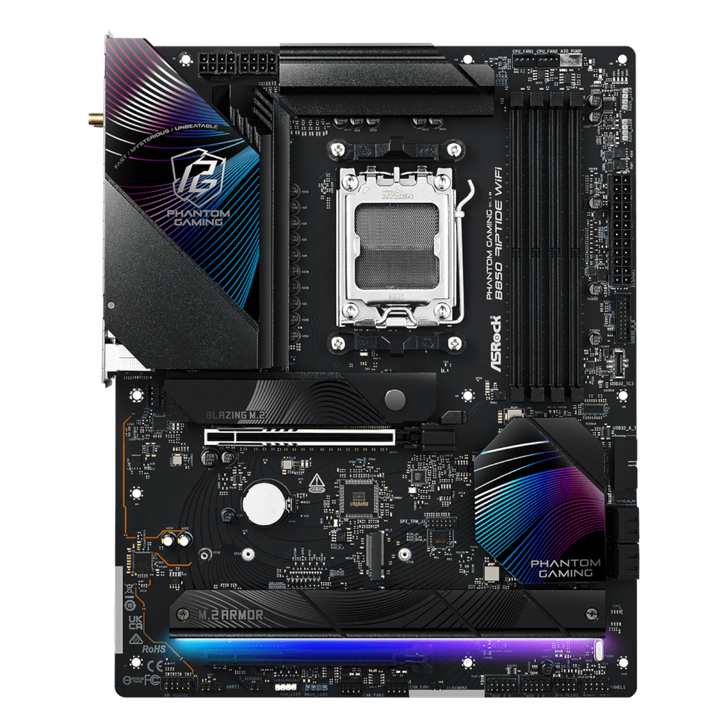 B850-RIPTIDEWIFI_ASROCK-B850-RIPTIDE-WIFI-AM5-ATX-4X-DDR5_wr_03 ASROCK B850 RIPTIDE WIFI AM5 ATX 4X DDR5