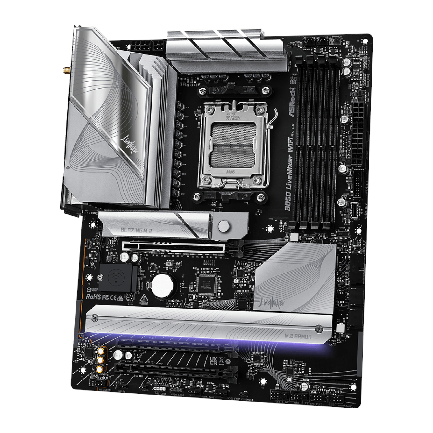 B850LIVEMIXERWIFI_ASRock-B850-LiveMixer-WiFi-AM5-ATX-Gaming-Motherboard_wr_04 ASRock B850 LiveMixer WiFi AM5 ATX Gaming Motherboard