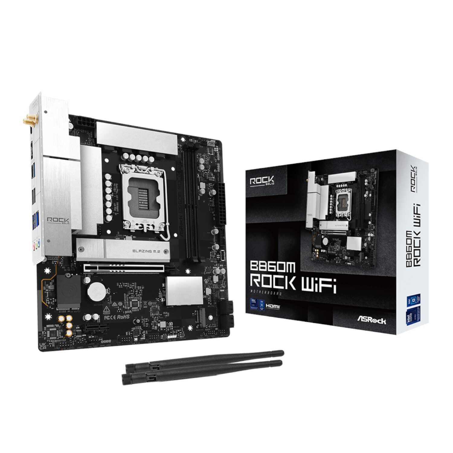 B860M_ROCK_WIFI_ASRock_B860M_Rock_WiFi_Intel_LGA1851_MAT_wr_01 ASRock B860M Rock WiFi Intel LGA1851 MATX Gaming Motherboard