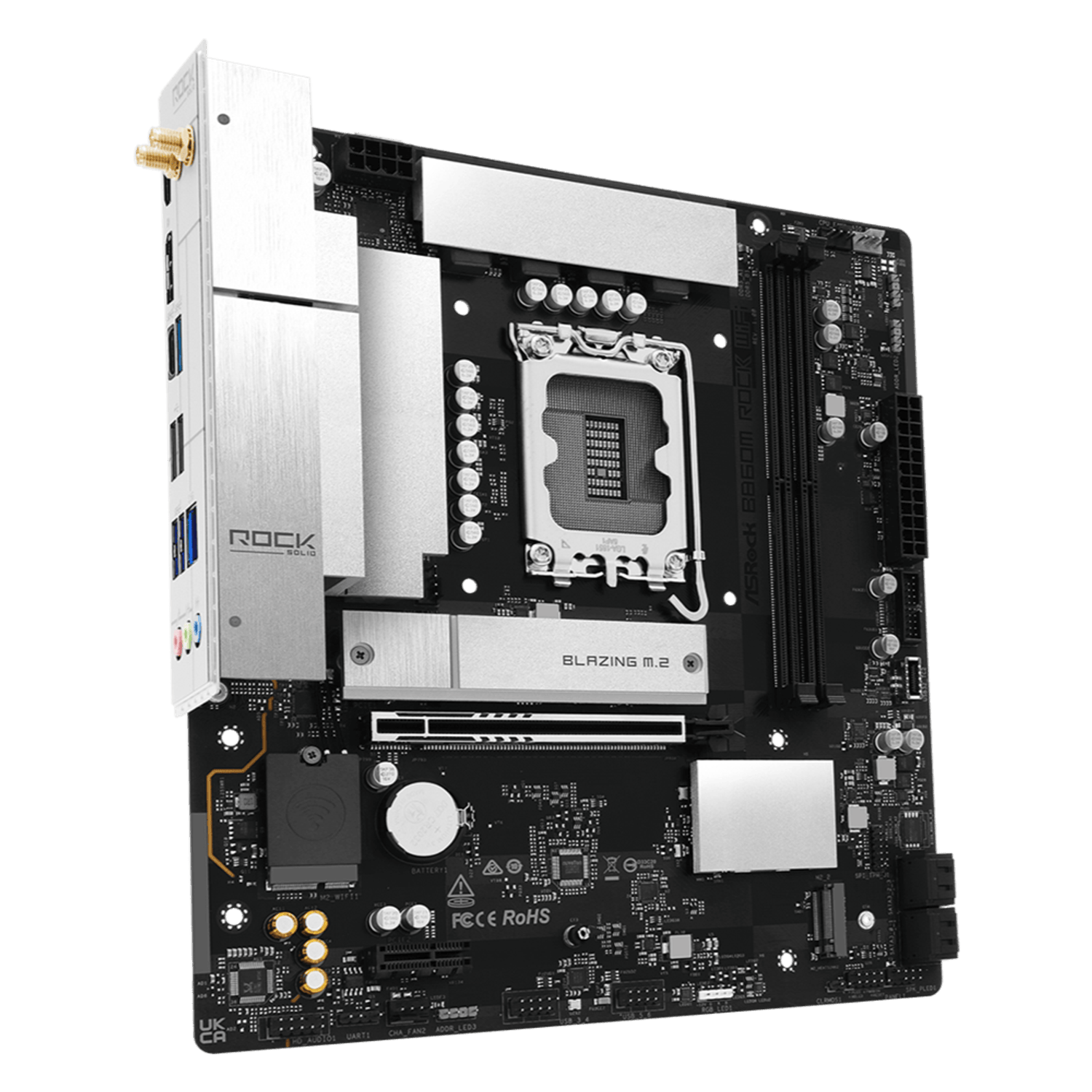 B860M_ROCK_WIFI_ASRock_B860M_Rock_WiFi_Intel_LGA1851_MAT_wr_03 ASRock B860M Rock WiFi Intel LGA1851 MATX Gaming Motherboard