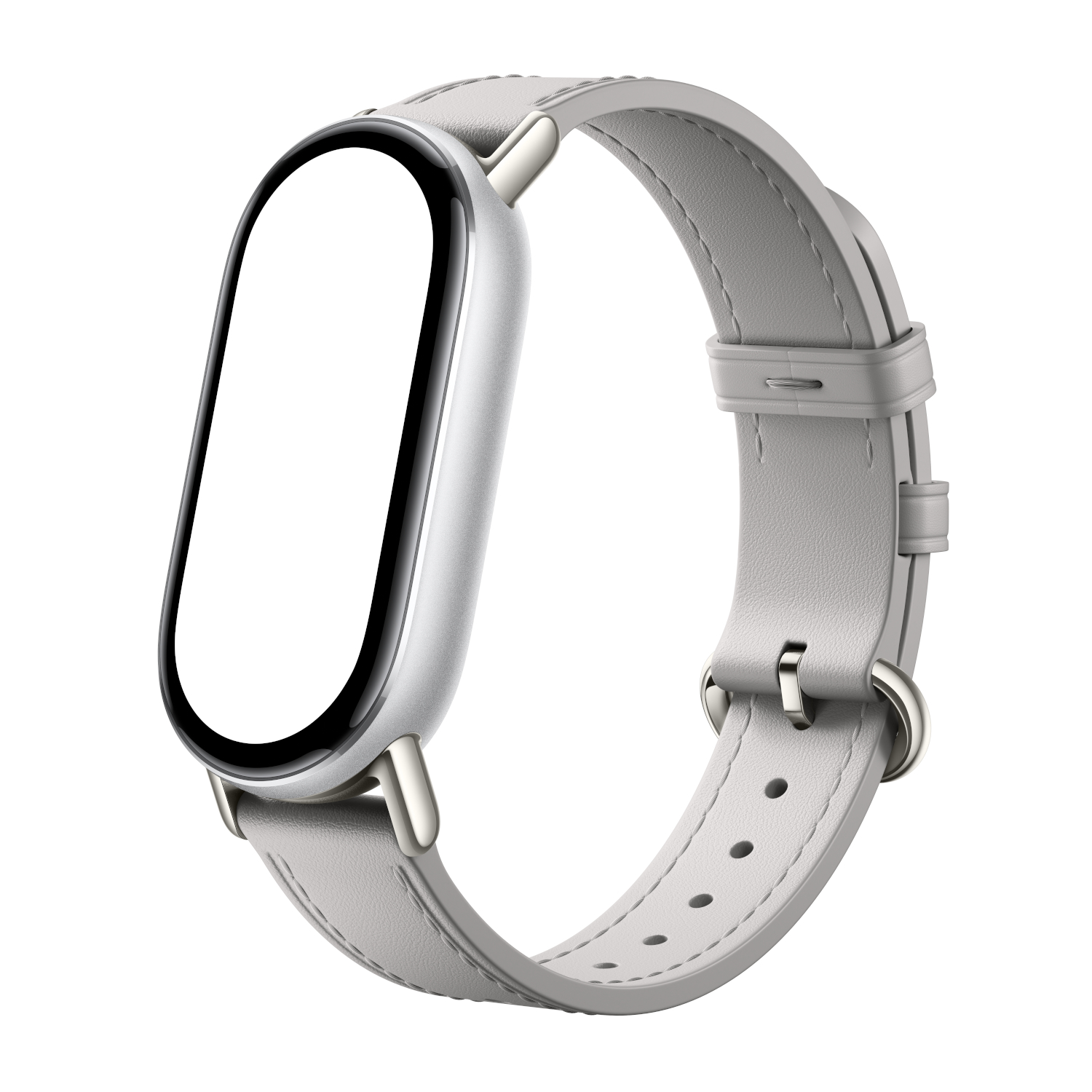 BHR07YLGL_Xiaomi-Smart-Band-10-Leather-Strap-Elephant-Grey_wr_02 Xiaomi Smart Band 10 Leather Strap - Grey