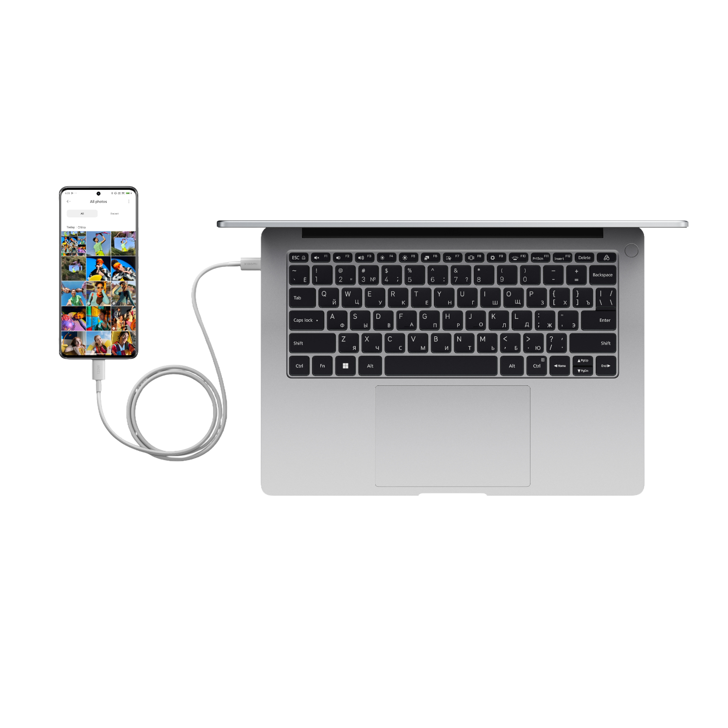 BHR087AGL-_Xiaomi-USB4-6A-USB-Type-C-To-USB-Type-C-Cable-2m_ls_01 Xiaomi USB4 6A USB Type-C To USB Type-C Braided Cable 2m- (120W, 480 Mbps)