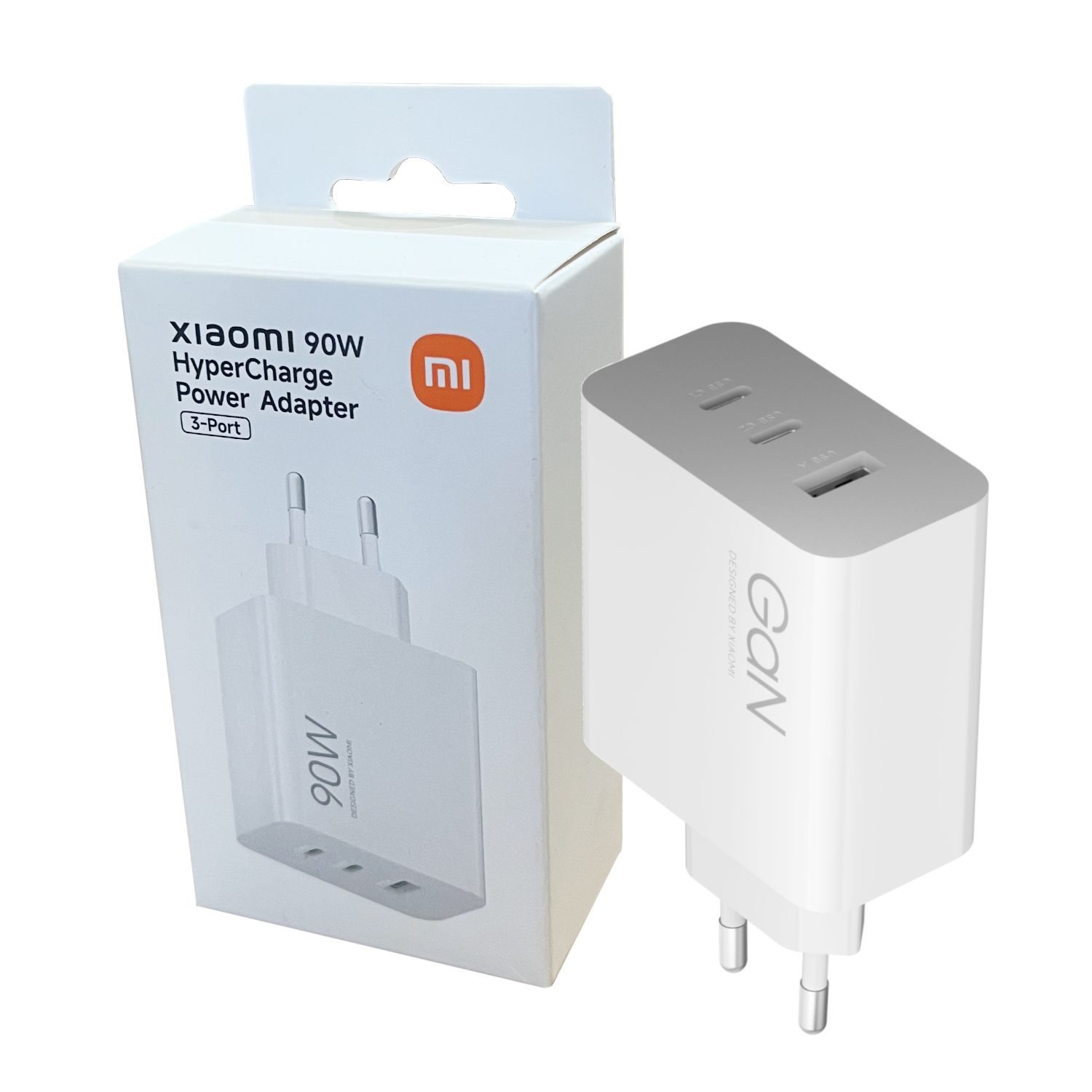 BHR087MEU_Xiaomi-90W-HyperCharge-3-Port-Fast-Charger-–-White_wr_05a Xiaomi 90W HyperCharge 3-Port Fast Charger – White