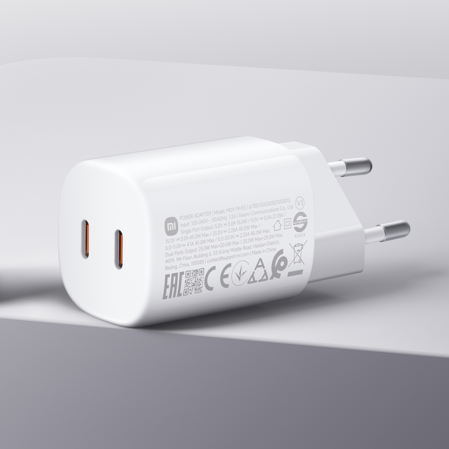 BHR087OEU_Xiaomi-45W-Nano-Turbo-Power-Adapter-2-port_wr_05a Xiaomi 45W Nano Turbo Power Adapter (2 port)