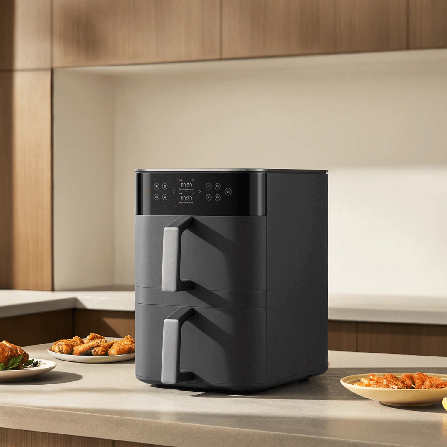 BHR0883EU_Xiaomi-Smart-Double-Stack-Air-Fryer-12L_wr_04a Xiaomi Smart Double Stack Air Fryer 12L