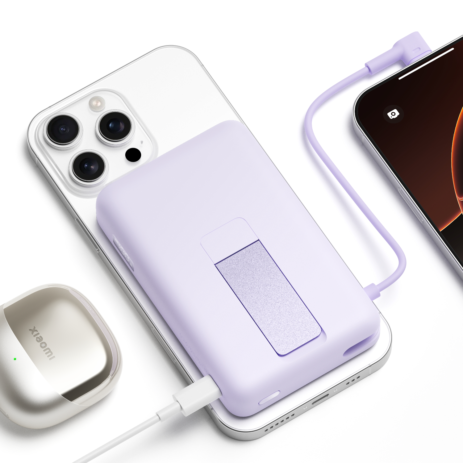BHR08PAGL_Xiaomi-Magnetic-Power-Bank-10000mAh-with-Built-in-Stand-Purple_wr_03a Xiaomi Magnetic Power Bank 10000 with Built-in Stand - Purple