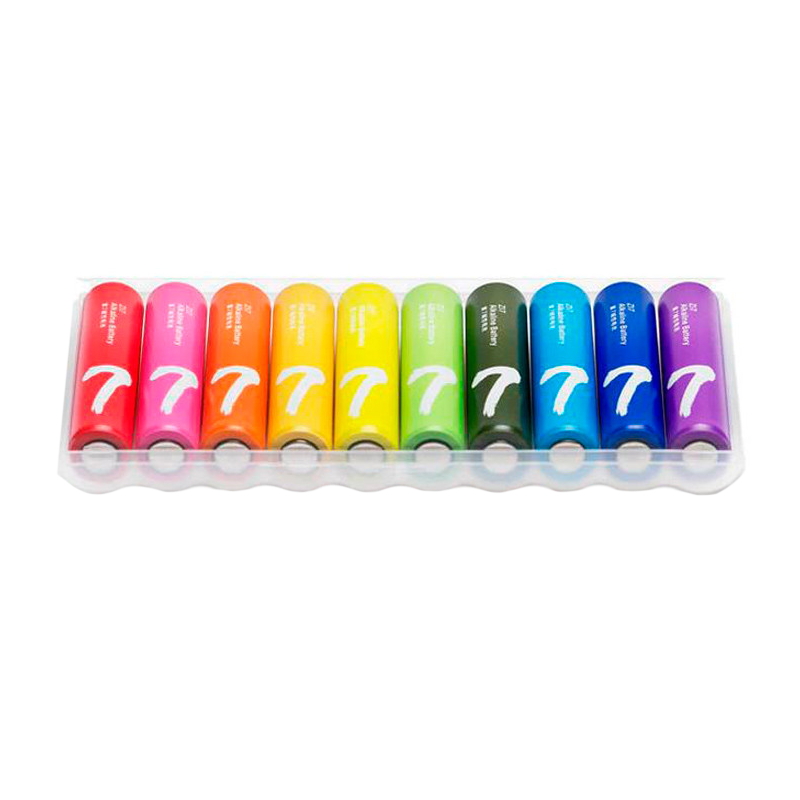 BHR5394GL_wr_02 Xiaomi AAA Rainbow Batteries (10 Pack)