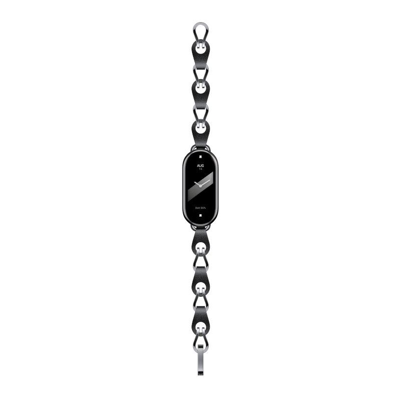 BHR7303GL_wr_06 Xiaomi Smart Band 8 Chain Strap - Black