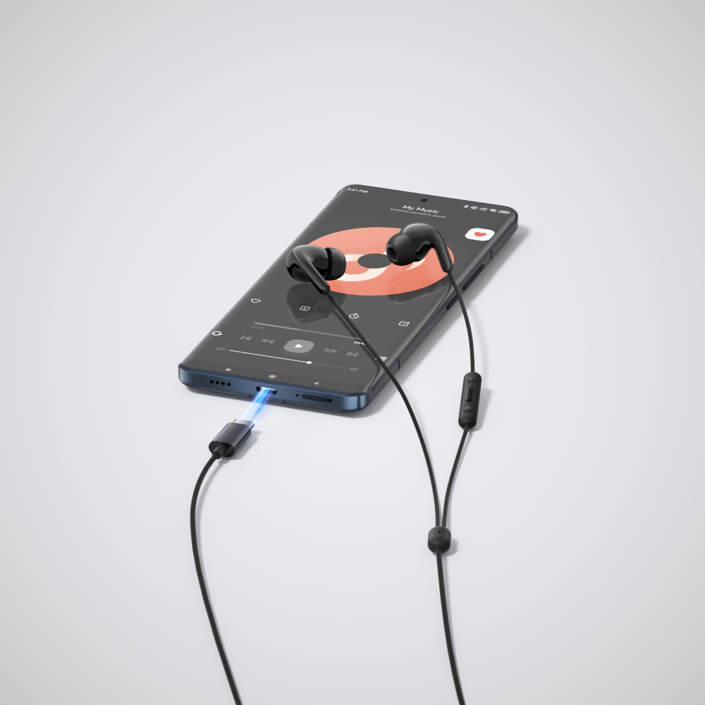 BHR8930GL_wr_06 Xiaomi In-Ear Headphones Type C - Black