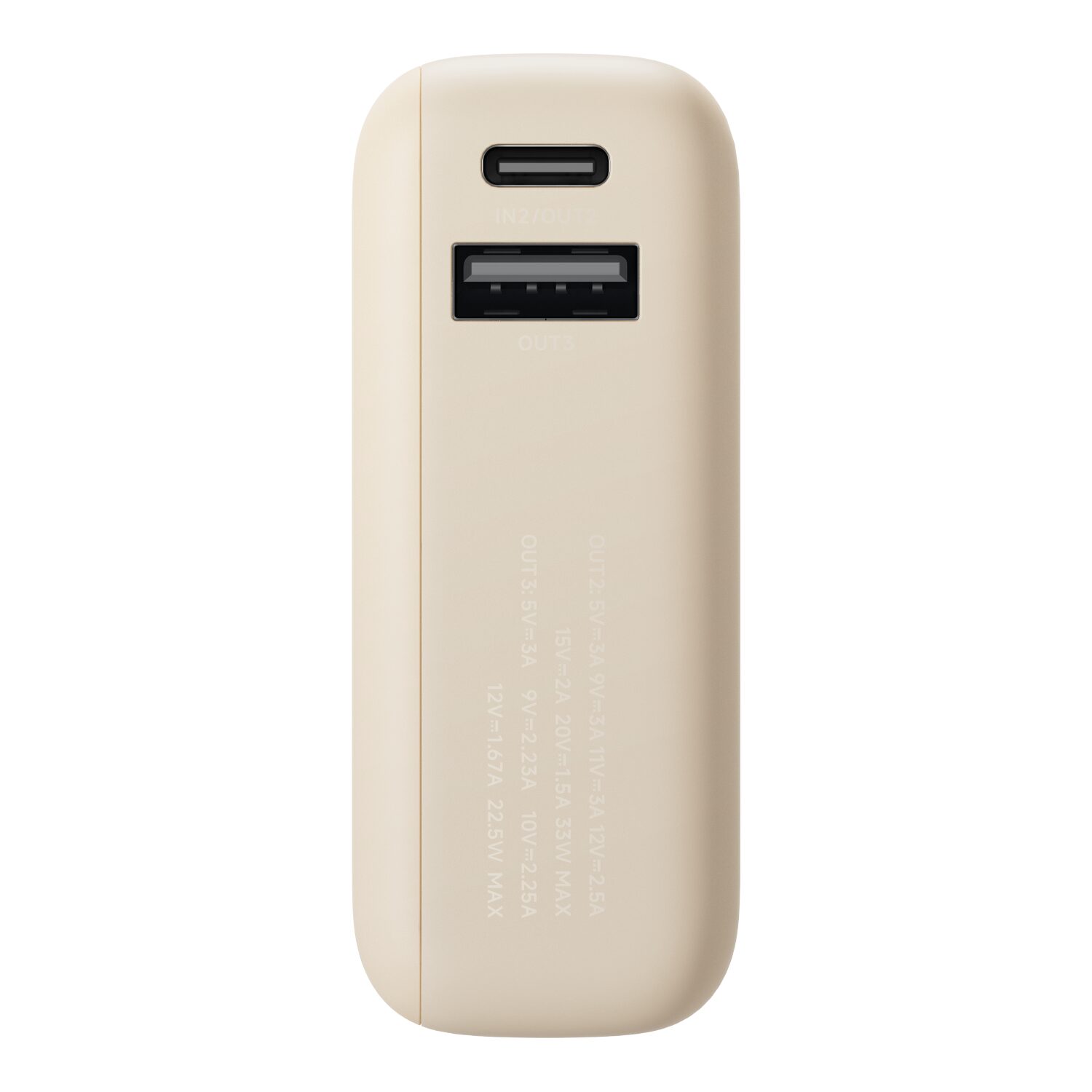 BHR9333GL-WR-03 Xiaomi 33W Power Bank 10000 (Integrated Cable) - Tan