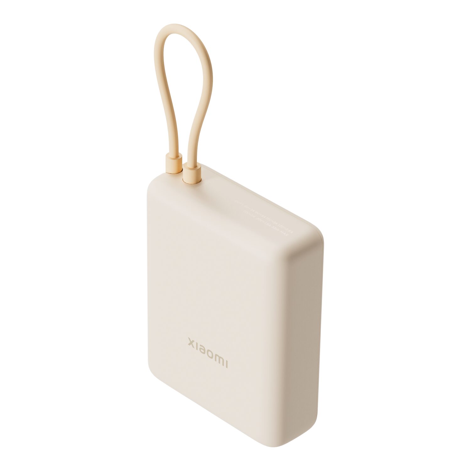 BHR9333GL-WR-07 Xiaomi 33W Power Bank 10000 (Integrated Cable) - Tan