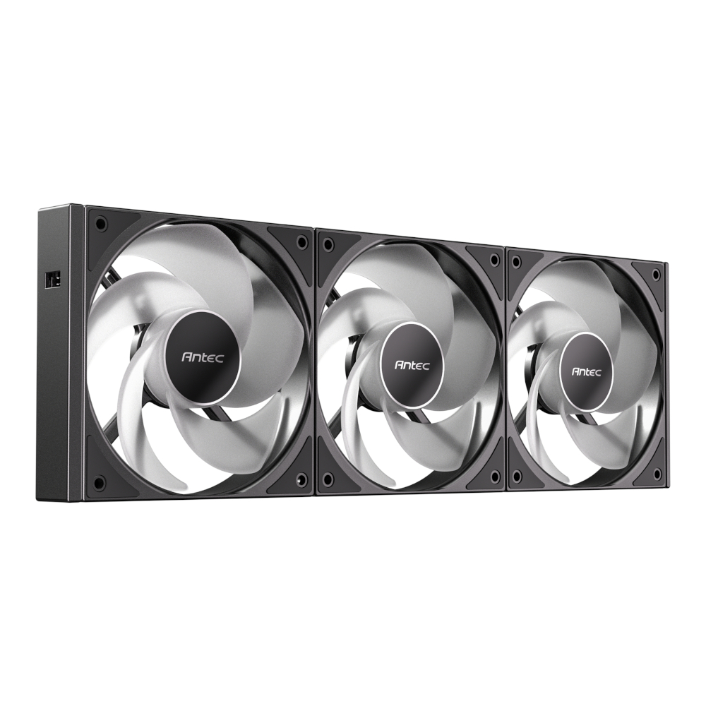 C120R-ARGB-3PK-BK_wr_05 Antec Connect 120 Reverse ARGB PWM Fan 3 Pack - Black