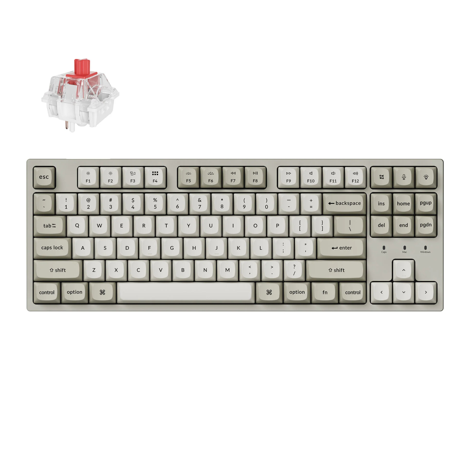 C1PX-M1_Keychron-C1-Pro-8K-80-Super-Red-Hot-swappable-RGB-Wired-Mechanical-Keyboard_wr_01a Keychron C1 Pro 8K 80% Super Red Hot-swappable RGB Wired Mechanical Keyboard