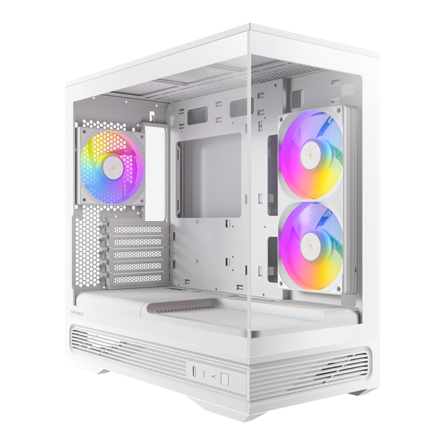 C2M-ARGB-W_Antec-C2M-ARGB-Compact-Micro-ATX-Gaming-Chassis-–-White_wr_01a Antec C2M ARGB Compact Micro-ATX Gaming Chassis - White