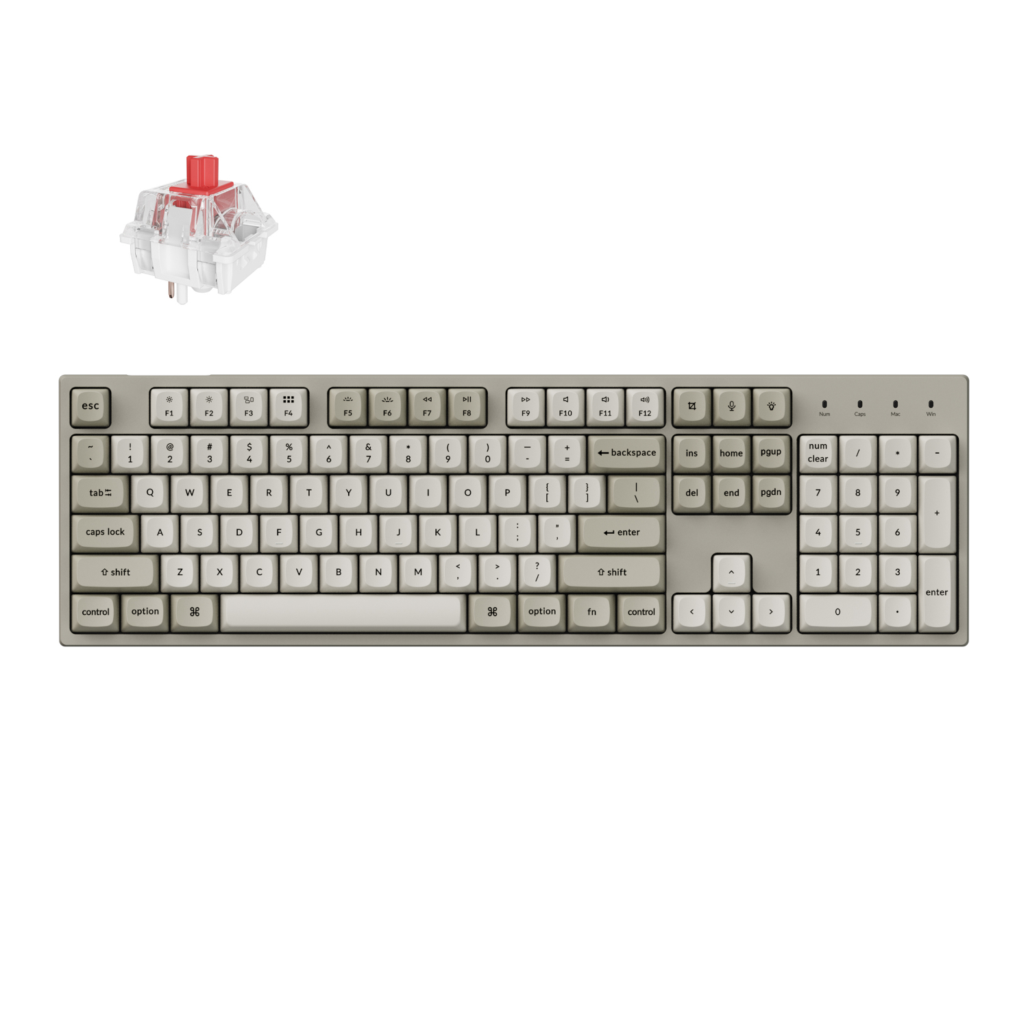 C2PX-M1_Keychron-C2-Pro-100-8K-Super-Red-Switch-Hot-Swap-RGB-Wired-Custom-Mechanical-Keyboard_wr_01a Keychron C2 Pro 100% 8K Super Red Switch Hot-Swap RGB Wired Custom Mechanical Keyboard