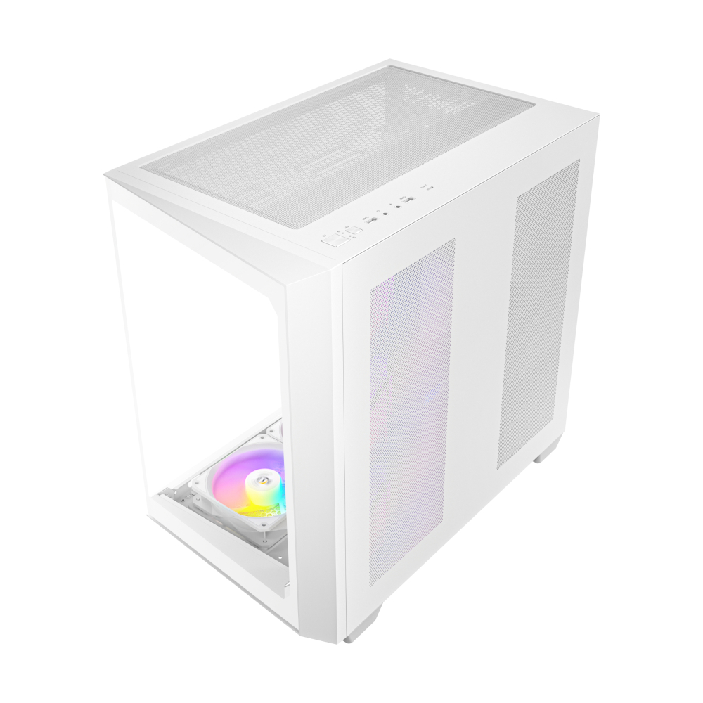 C5-ARGB-W_wr_15 Antec C5 ARGB ATX DUAL Mid Tower Gaming Chassis – White